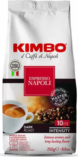 Καφές Espresso Kimbo Napoli σε Κόκκους 250gr