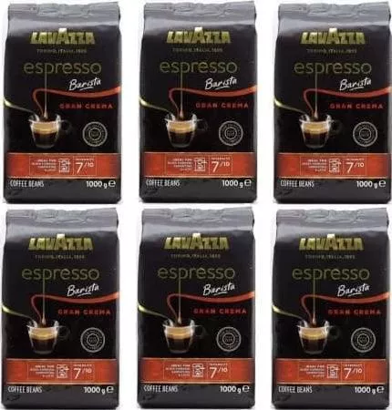 Καφές Espresso Lavazza Barista Gran Crema σε Κόκκους 6x1000gr