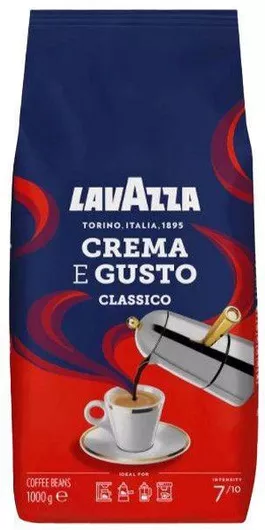 Καφές Espresso Lavazza Crema E σε Κόκκους 1000gr