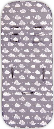 Στρώμα Καροτσιού Lorelli 20040414901 Cosy Grey Clouds