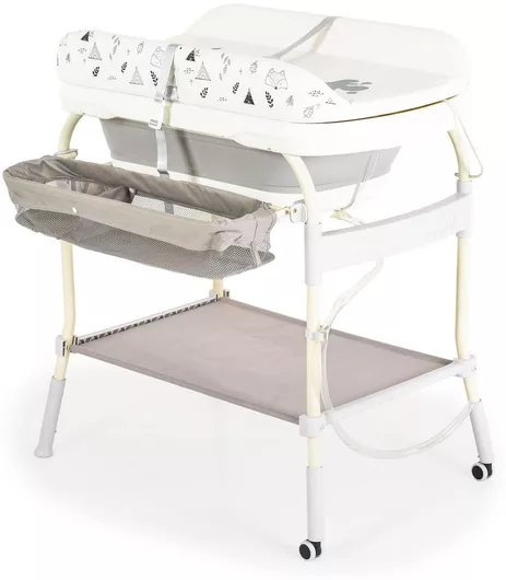 Cangaroo Μπανιέρα-Αλλαξιέρα Μωρού με Θερμόμετρο Μπλε