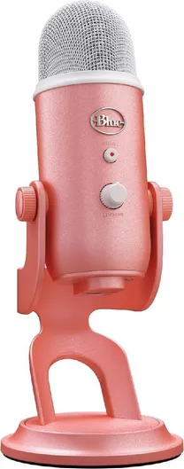 Μικρόφωνο Blue Microphones Πυκνωτικό USB Yeti Επιτραπέζιο Φωνής  Ροζ Χρώμα