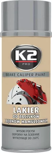 Σπρέι Βαφής K2 Brake Caliper Paint για Φρένα Αυτοκινήτου Ασημί 400ml