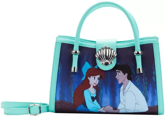 Παιδική Τσάντα Ώμου Loungefly Δερματίνη Τιρκουάζ