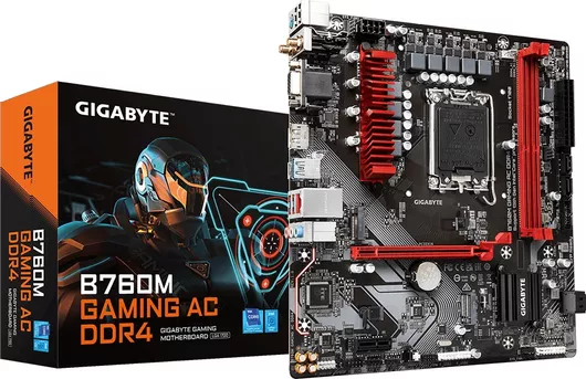 Motherboard Gigabyte B760M Gaming AC DDR4 (rev. 1.0) Wi-Fi Motherboard Micro ATX με Intel 1700 Socket