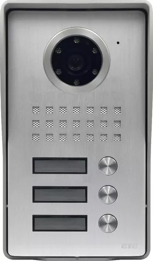 CTC KALBLV-3 Μπουτονιέρα για Θυροτηλεόραση με Κάμερα για 3 Διαμερίσματα