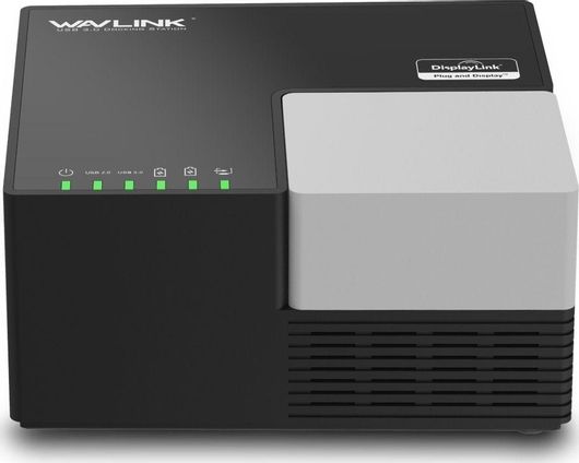 Docking Station Laptop Wavlink WL-UG39DK3 USB-A με Ethernet & Σύνδεση 2 Οθονών Ασημί