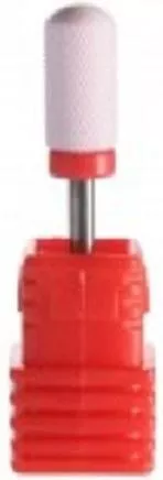 Φρέζα Τροχού Νυχιών Safety με Σχήμα Βαρελάκι Κόκκινη