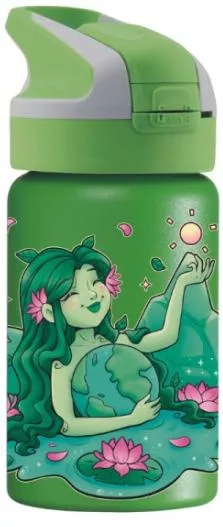 Laken Παιδικό Παγούρι Θερμός Ανοξείδωτο με Καλαμάκι Laken Gaia 350ml