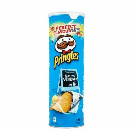 Πατατάκι Pringles με Γεύση Salt & Vinegar 165gr