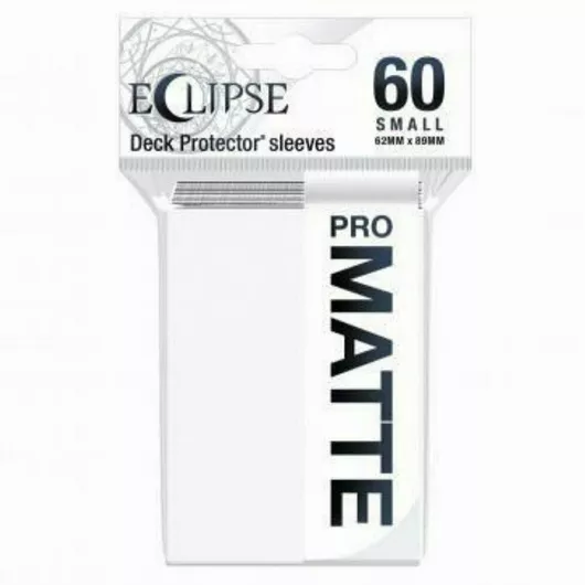 Ultra Pro Eclipse Matte Small Card Sleeves Arctic White 60τμχ