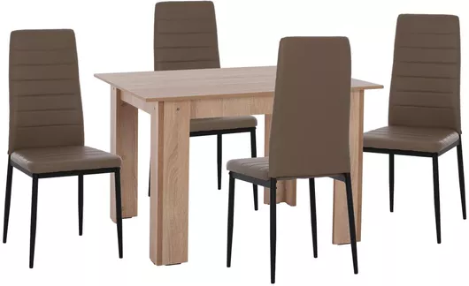 Τραπεζαρία Lady 5τμχ 110x80cm