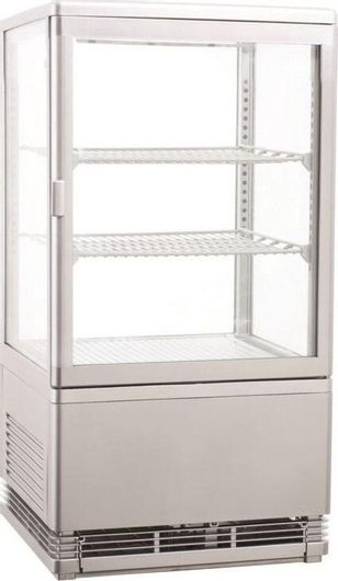 Βιτρίνα Συντήρησης Karamco Επιτραπέζια με 3 Επίπεδα με Χωρητικότητα 58lt 48.2x38.6x81cm RT-58L