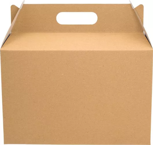 Χάρτινο Κουτί Τροφίμων Kraft 27x10x17.5cm Lunch