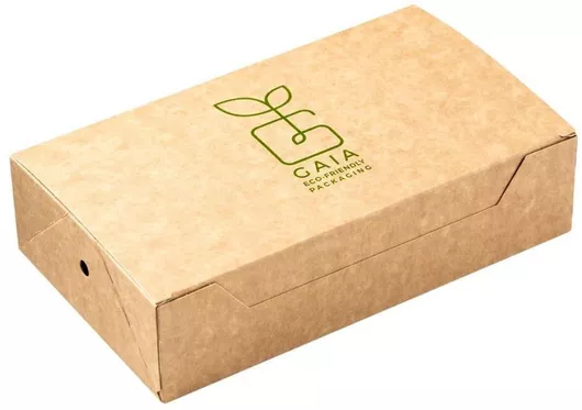 Χάρτινα Κουτιά Τροφίμων Σετ 50 Gaia 22x13x5cm