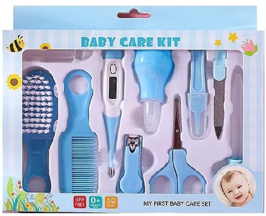 Σετ Περιποίησης Μωρού Μπλε 10τμχ