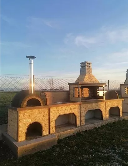 Ψησταριά Χτιστή Σύνθεση 4τμχ