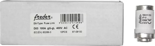 Φυσίγγιο Ασφάλειας Τήξεως Neozed D03/gG/gL/E30/100A