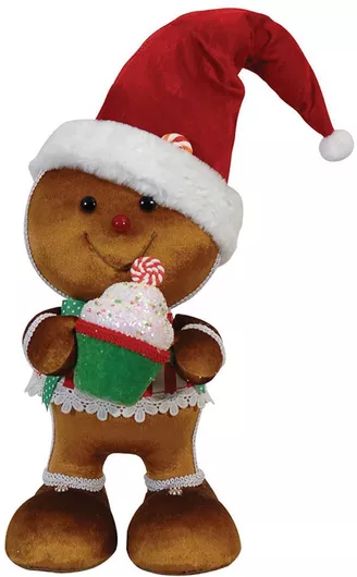 Χριστουγεννιάτικος Διακοσμητικός Αρκούδος Πολύχρωμος (37cm)