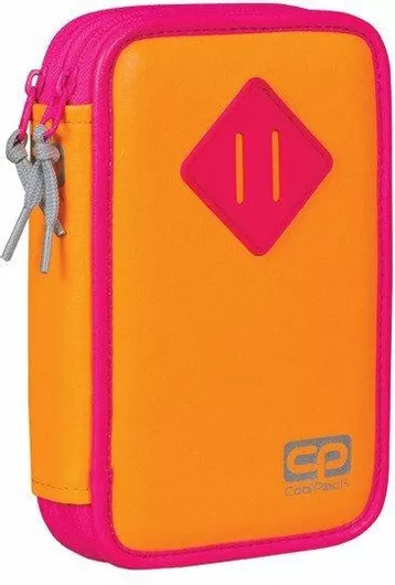 Κασετίνα Coolpack Jumper Γεμάτη με 2 Θήκες Πορτοκαλί