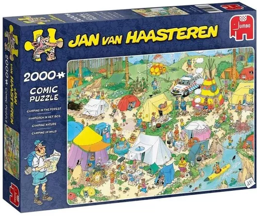 Jan Van Haasteren Camping Puzzle 2D 2000pcs