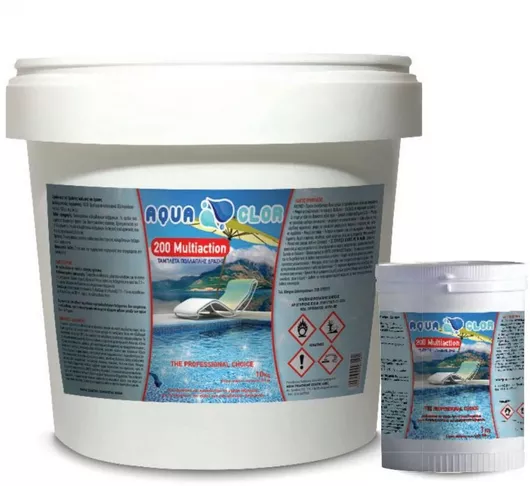 Aqua Clor Ταμπλέτα Χλωρίου Triplex 200 Multiaction 10kg