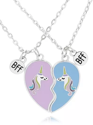 Κολιέ Best Friends  Ατσάλι