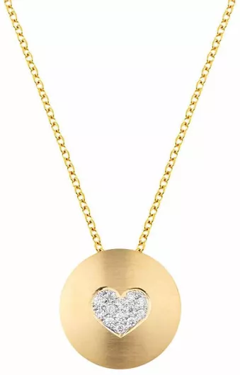 Κολιέ Ekan με σχέδιο Καρδιά με Διαμάντι