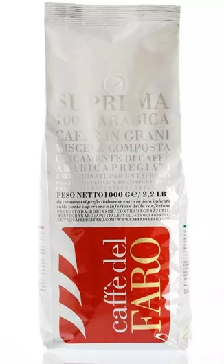 Καφές Espresso Del Faro Suprema 100% Arabica 1000g σε κόκκους