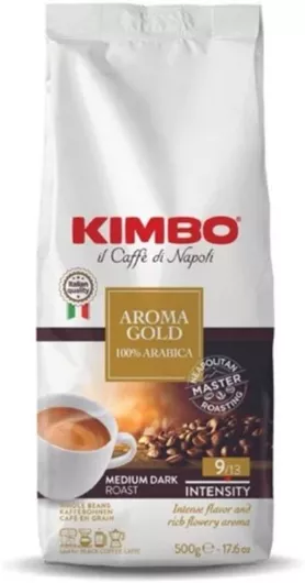 Καφές Espresso Kimbo Arabica Aroma Gold σε Κόκκους 500gr