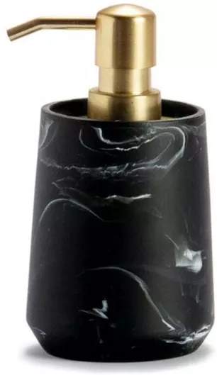 Dispenser Andrea House Επιτραπέζιο Κεραμικό 150ml Μαύρο