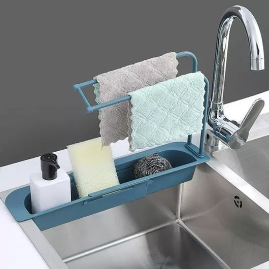 Στεγνωτήρας Νεροχύτη Next Πλαστικός σε Μπλε Χρώμα 48cm