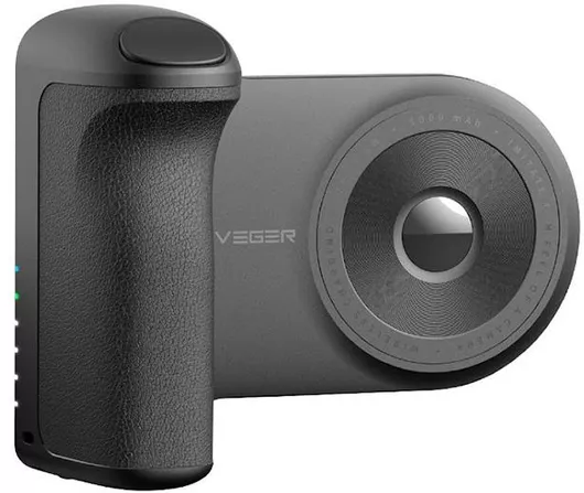 Veger W0569 SnapCam Ηλιακό MagSafe Power Bank 5000mAh 5W με Θύρα USB-C Quick Charge 3.0 Μαύρο