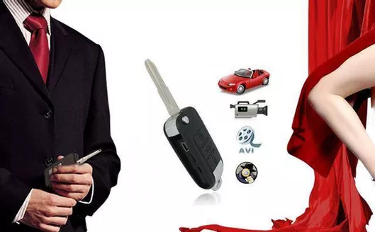 Κρυφή Κάμερα Μπρελόκ με Ανιχνευτή Κίνησης