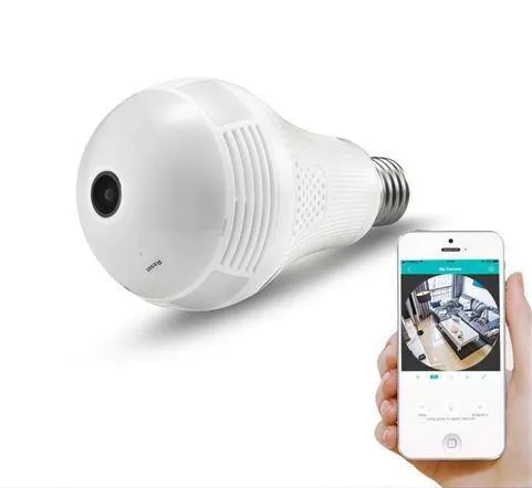 Κρυφή Κάμερα Λάμπα με Ανιχνευτή Κίνησης