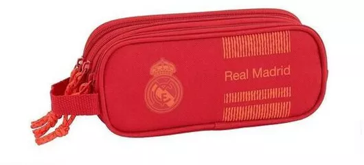 Κασετίνα Real Madrid με 2 Θήκες Κόκκινο