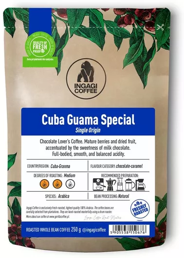Καφές Espresso Ingagi Cuba Guama Special 250g Κόκκους