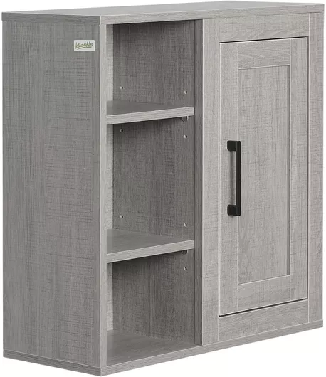 Ντουλάπι Μπάνιου Kleankin Μ48xΒ20xΥ50cm Γκρι