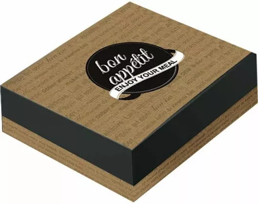 Σετ Χάρτινα Κουτιά 10 22x18x5cm Bon Appetit