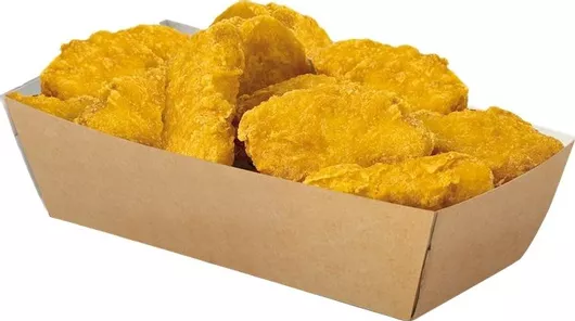 Χάρτινα Κουτιά Τροφίμων Σετ 50 Kraft 16x9x4.5cm