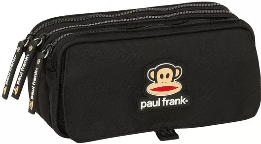 Κασετίνα Διπλή Paul Frank Join The Fun Μαύρο 21,5 X 10 X 8 Cm