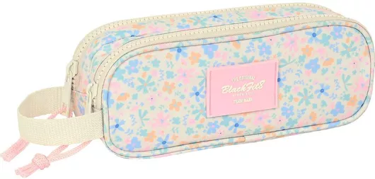 Κασετίνα Διπλή Blackfit8 Blossom Πολύχρωμο 21 X 8 X 6 Cm