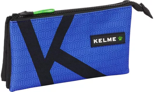 Κασετίνα Τριπλή Kelme Royal Μπλε Μαύρο 22 X 12 X 3 Cm