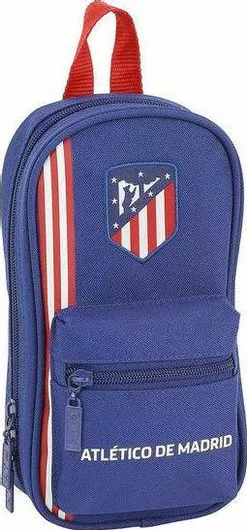 Κασετίνα Atletico Madrid με 2 Θήκες σε Μπλε χρώμα