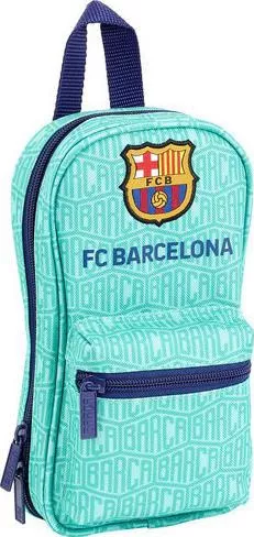 Κασετίνα F.C. Barcelona με 2 Θήκες σε Τιρκουάζ χρώμα