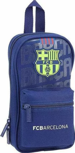 Κασετίνα F.C. Barcelona με 2 Θήκες σε Μπλε χρώμα