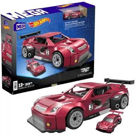 Τουβλάκια Mega Bloks Cadillac Ats-v R για 13+ Ετών Σετ 319τμχ