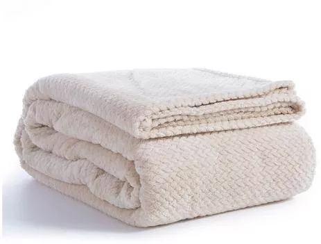 Κουβέρτα Nef-Nef Homeware Βελουτέ 240x220cm Εκρού