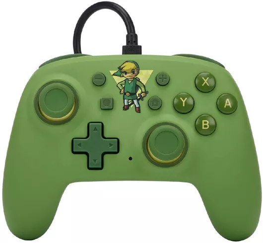 Gamepad PowerA Nano Toon Link Ενσύρματο για Switch Πράσινο