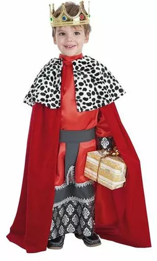 Αποκριάτικη Παιδική Στολή Βασιλιάς Μάγος Γκασπάρ για 3-5 Ετών